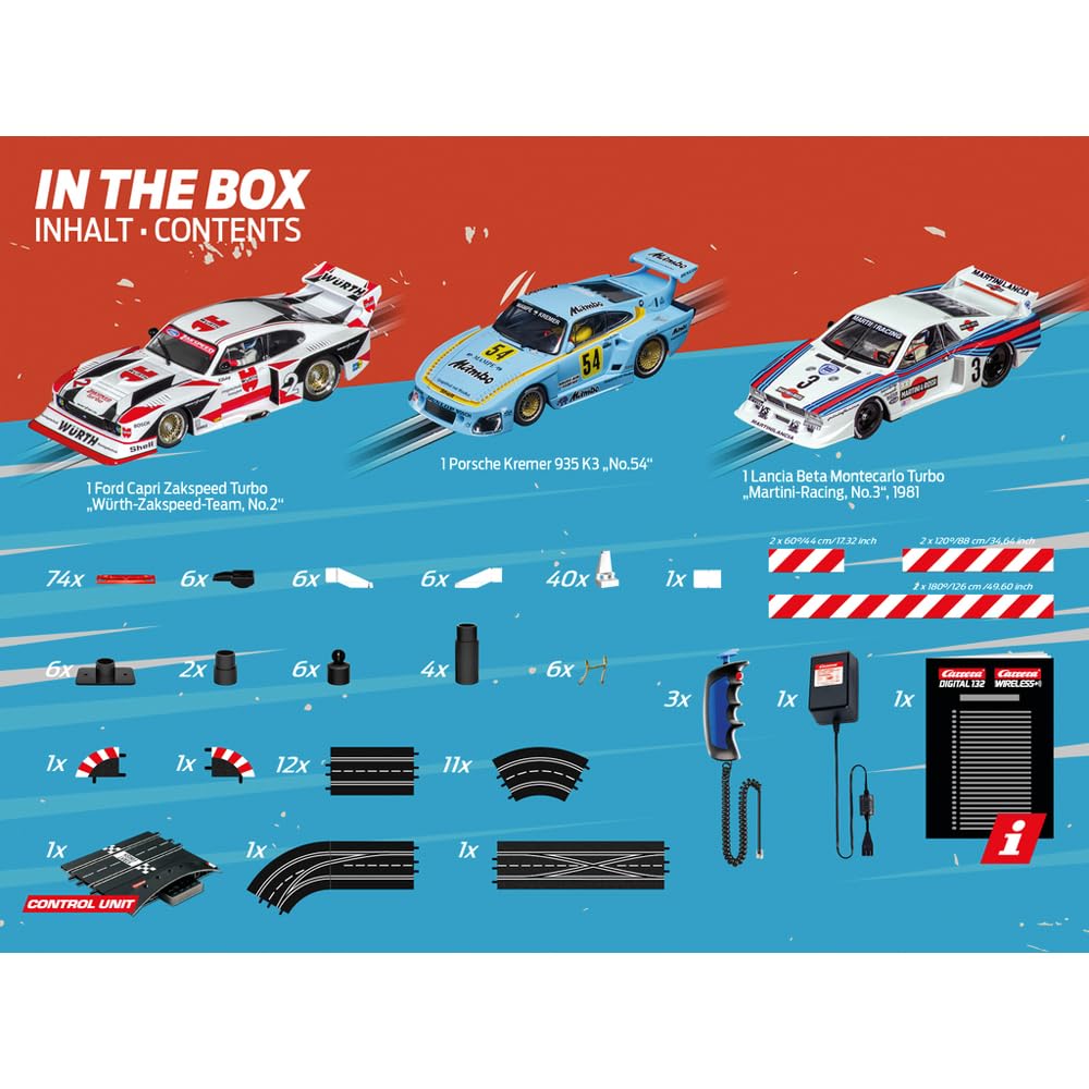 Carrera 20030031UK Digital 132 Retro Grand Prix Slot Car Racing